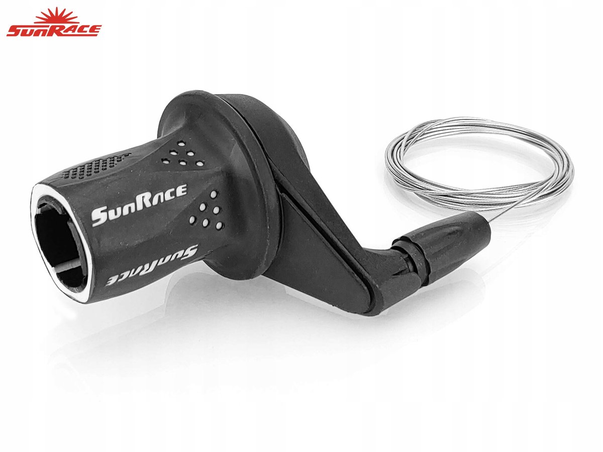Manette De Vitesses SunRace Tsm 63 – Droite, 8 Vitesses – Pour VTT Ou Vélo De Ville