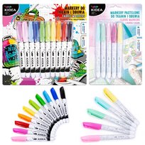 Komplet Markery Do Tkanin I Butów Kidea - 10+5 Kolorów