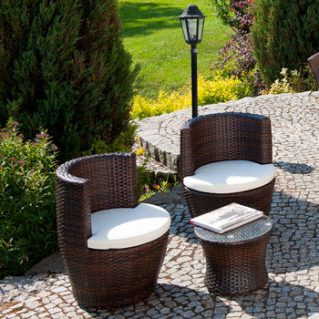 Komplet mebli Vasa z obrotowymi fotelami śr. 73 cm PATIO - Patio