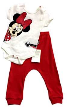 Komplet Niemowlęcy Myszka Mickey Body Spodenki Rozmiar 86 - Disney