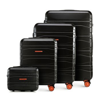 Komplet nowoczesnych walizek z polikarbonu 56-3P-70K-10 - WITTCHEN