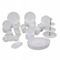 Komplet obiadowo - kawowy Trianon 88-elementowy LUMINARC