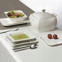 Komplet obiadowy Fala 42-elementowy AMBITION