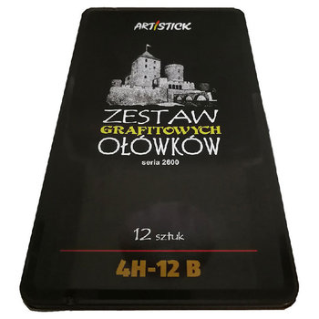 Komplet ołówków 2600, 4H-12B, 12 sztuk - LEMI