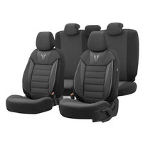 Komplet pokrowców na fotele samochodowe OTOM TORO 902 BLACK/SMOKED NZ Amio
