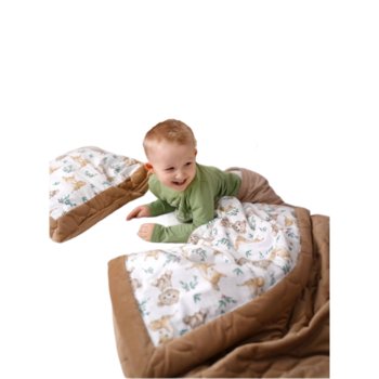 Komplet pościeli Caramel Teddy Dreams 105x140 cm - Kinder Hop