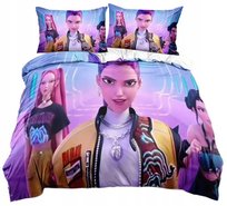 Komplet pościeli kołdra poszewka KPOP DEMON zestaw 2+1 dla dzieci 140x200cm Jelly