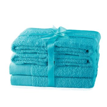 Komplet ręczników AMELIAHOME, niebieski, 6 szt.  - AmeliaHome