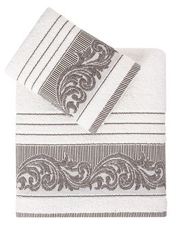 Komplet Ręczników Bawełnianych Mervan Krem 2Cz - Inny producent