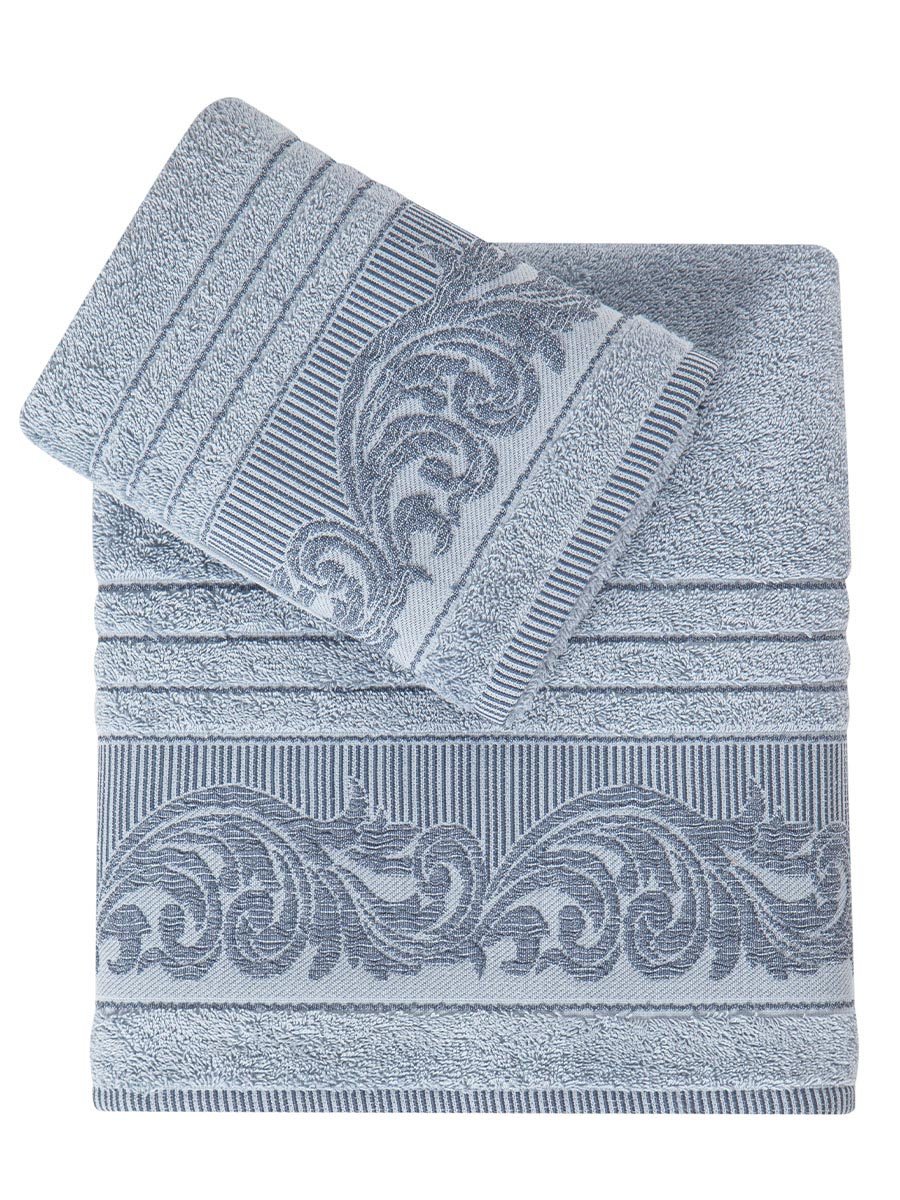 Zdjęcia - Ręcznik Komplet Ręczników Bawełnianych Mervan Niebieski 2Cz
