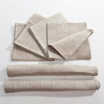 Komplet serwetek 6 szt. 42 x 42 Linen 392-05, 42 x 42 cm - Dekoria