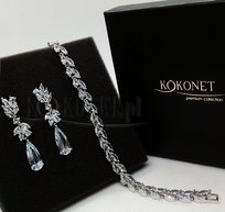 Komplet ślubny ROSANA silver + ROSIE silver KOKONET