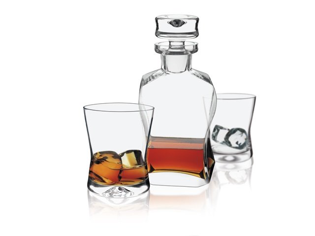 Фото - Глечик / графин Krosno Komplet szklanek i karafka do whisky  Signature, 7 elementów 