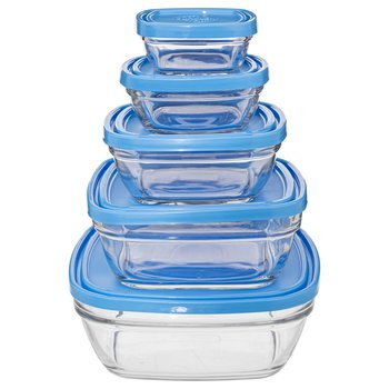 Komplet Szklanych Pojemników Na Jedzenie Do Pracy - 5five Simple Smart