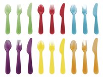 Komplet sztućców Plastikowe sztućce 18 el. ERNESTO