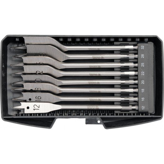 Komplet wierteł łopatkowych YATO, 12-32 mm YT-3259