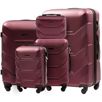 Komplet XXL BAGAŻY podróżnych ABS+ zestaw 4 WALIZEK + KUFEREK UNLIMITED - Wings