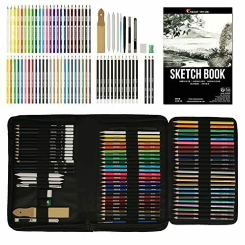  Zenacolor Complete Sketchbook Kit with Sketch Book A5