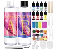 Kompletny Zestaw Żywicy Epoksydowej 2-składnikowej 400 ml do Biżuterii