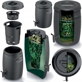 KOMPOSTOWNIK DOMOWY MODUŁOWY DO ROBIENIA NAWOZU I KOMPOSTU XL - Rabino