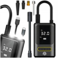 KOMPRESOR SAMOCHODOWY BEZPRZEWODOWY MINI POMPKA ELEKTRYCZNA PRZENOŚNA ROWER