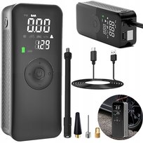 Kompresor Samochodowy Motocyklowy Pompka Bezprzewodowa Rower Powerbank Usb FreedConn