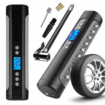 KOMPRESOR SAMOCHODOWY ROWEROWY 150 PSI LED 80W UNIWERSALNY AKUMULATOR - DomoweHity24