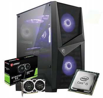 Komputer gamingowy PC I5 11400 GTX 1660 SUPER 16 RAM DDR4 512 SSD WIN10 - MSI