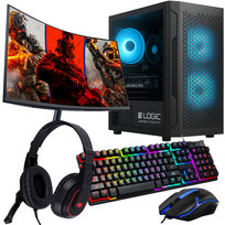 Komputer Gamingowy Z MONITOREM Ryzen 5 5500 RTX 3050 16GB /512GB WIN11