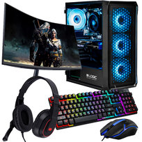 Komputer Gamingowy Z MONITOREM Ryzen 7 5700 RX 9060 XT 16GB 32GB /2TB WIN11