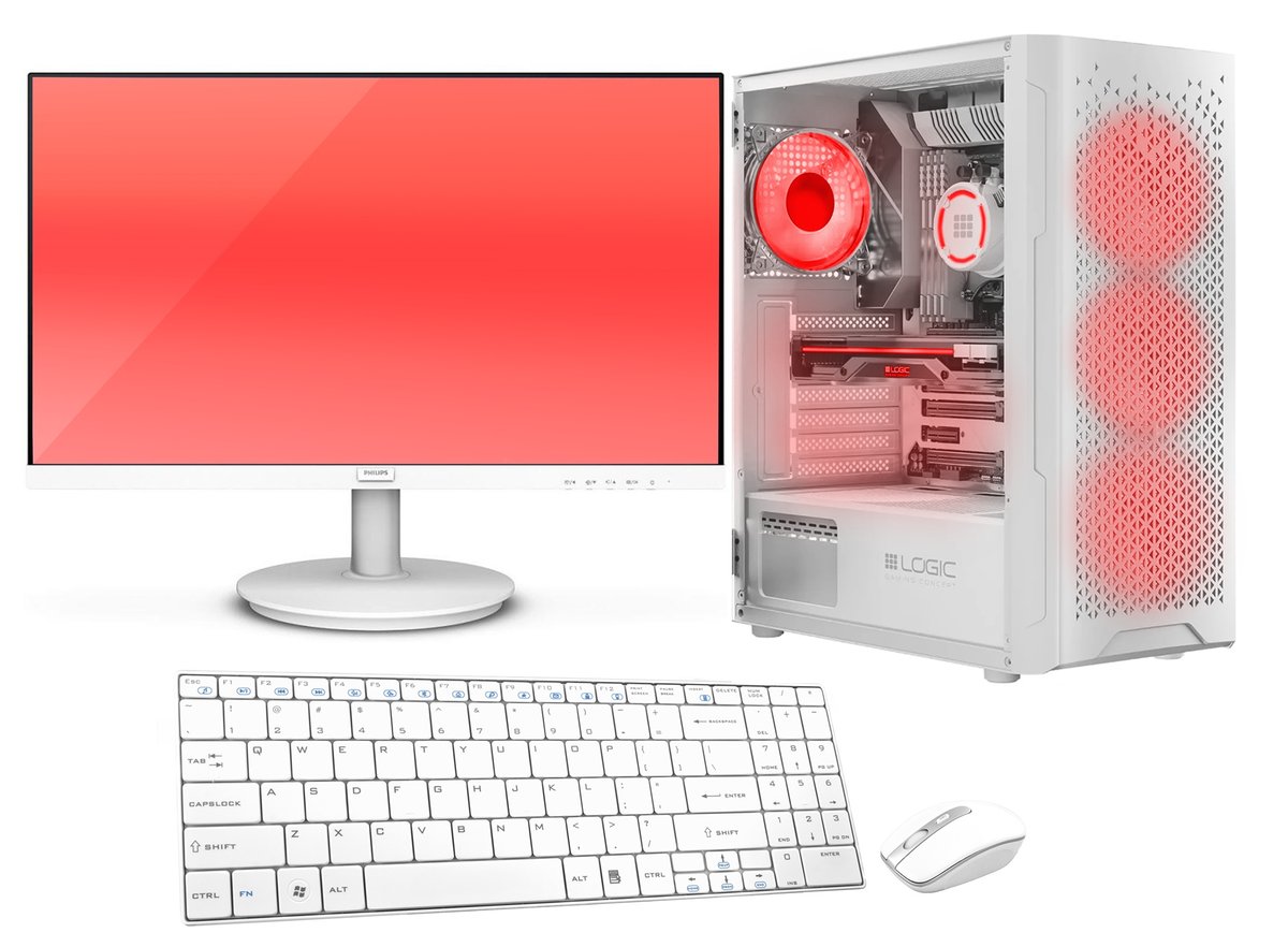 Komputer Zestaw White Gaming Core I5 12400F Rtx 5060 32Gb Ssd 1Tb 