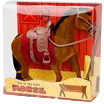 Koń Flokowany Zabawka Dla Dzieci - Trifox