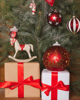 Koń Na Biegunach, Joyful Xmas, Różnokolorowy, 1 Sztuka - Empik