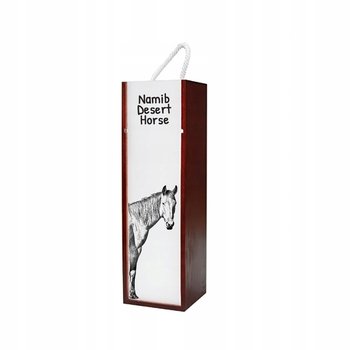 Koń Namib Desert Horse Pudełko na wino z grafiką - Inna marka