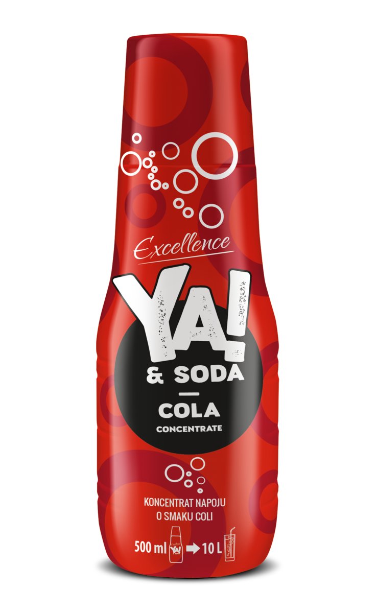 Koncentrat cola YA!SODA CLASSIC 500 ml - napój do soda stream, syrop do ...