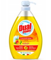 Koncentrat Do Mycia Naczyń Dual Power Płyn Z Pompką 1L Owoce Cytrusowe DUAL POWER