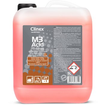 Koncentrat Kwaśny Płyn Do Mycia Łazienek Pomieszczeń Sanitarnych Clinex M3 Acid 5L - Clinex