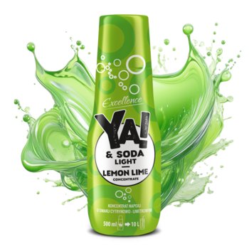 Koncentrat napoju o smaku cytrynowo-limetkowym 500 ml YA!&SODA LIGHT - Inna marka