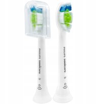 Końcówka DiamondClean PHILIPS HX6061/26 - Standardowa biała do Sonicare EasyClean FlexCare HealthyWhite wybielanie usuwanie przebarwień płytki nazębnej Philips