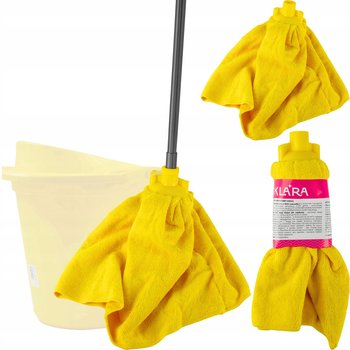 KOŃCÓWKA DO MOPA ŻÓŁTA Z MIKROFIBRY SUKIENKA SUPERCHŁONNA KLARA - Klara