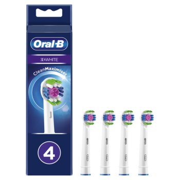 Końcówka do szczoteczek ORAL-B CrossAction  EB4 3DW, 4szt. CleanMaximiser - Oral-B