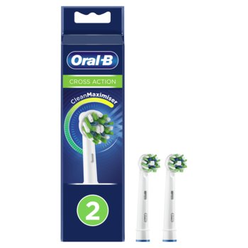 Końcówka do szczoteczek ORAL-B CrossAction  EB50-2 N, 2szt. CleanMaximiser - Oral-B