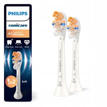 Końcówki do Philips Sonicare A3 Zaawansowana pielęgnacja 2 szt HX9092/87 - Philips