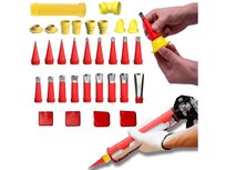 Końcówki Do Silikonu Silikonowania Dysza Aplikator Wyciskacz Tubowy 32Szt