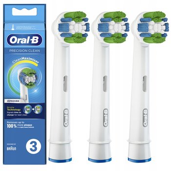 Końcówki do szczoteczki elektrycznej ORAL-B Precision Clean Maximizer, 3 szt. - wymienne główki do Oral-B szczoteczka rotacyjna czyszczenie 3D płytka nazębna - Oral-B