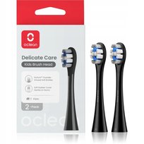 Końcówki Oclean P3K8 do X Kids czarne 2 sztuki miękkie włókna z fluorem