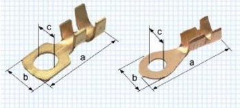 Konektor oczkowy M8-0-2,5 ZLA0675 - 100 szt - VAYOX