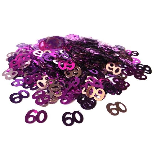 Amscan Konfetti '60' Aus Folie | 14 G | Bunt, Für 60. Geburtstag & Partys