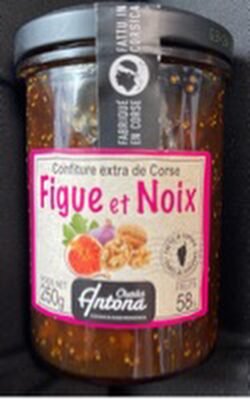 Confiture extra de figue et noix de Corse