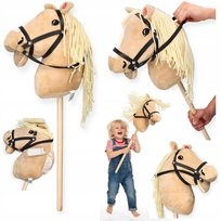 KONIK NA PATYKU KOŃ HOBBY HORSE PREMIUM GŁOWA KONIA NA PATYKU DO SKAKANIA